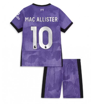 Liverpool Alexis Mac Allister #10 Replika Babytøj Tredje sæt Børn 2023-24 Kortærmet (+ Korte bukser)